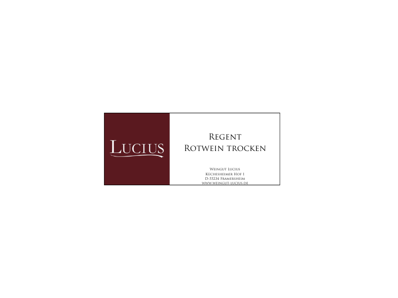 Regent-Etikett